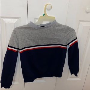 Blue, red, white SHEIN long sleeve tee